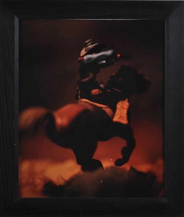 Appraisal: DAVID LEVINTHAL b FIRE TRAILS WEST SERIES Polaroid print x