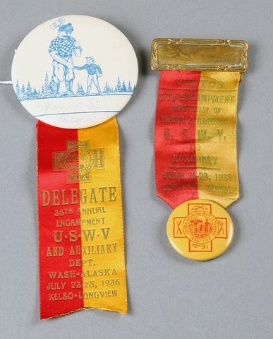 Appraisal: USWV Department of Washington Alaska Badges