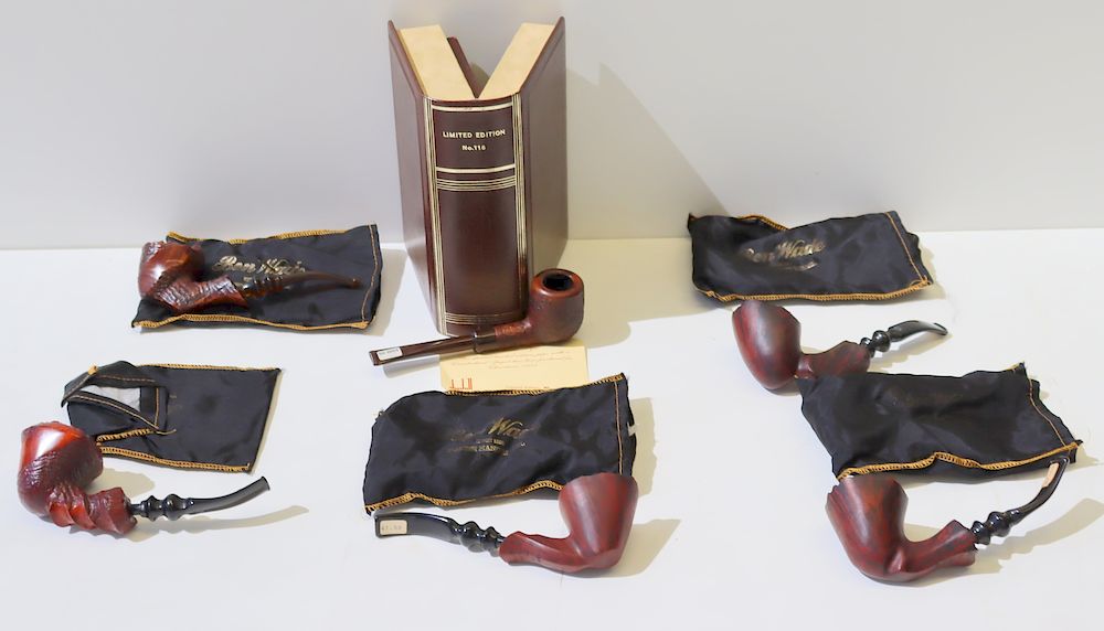 Appraisal: Dunhill And Ben Wade Hand Made Pipe Collection To include