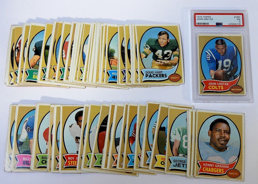 Appraisal: PC Topps Football Cards Part Set United States Lot includes