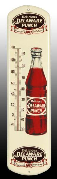 Appraisal: Delaware Punch Tin Thermometer Description Appears like new condition with