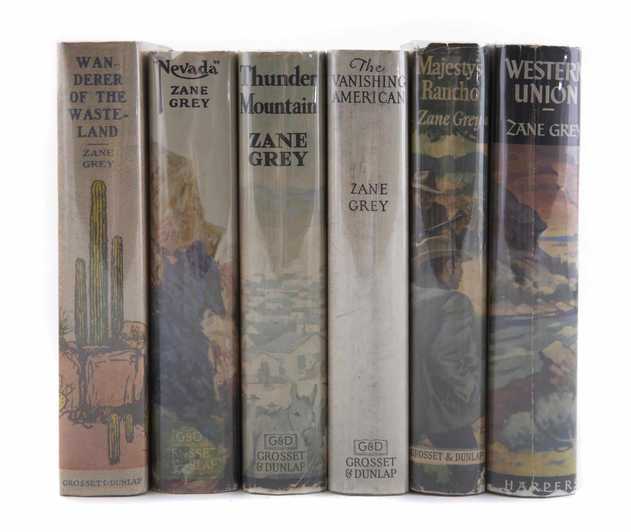 Appraisal: Property of various owners GREY ZANE volumes including Arizona Ames