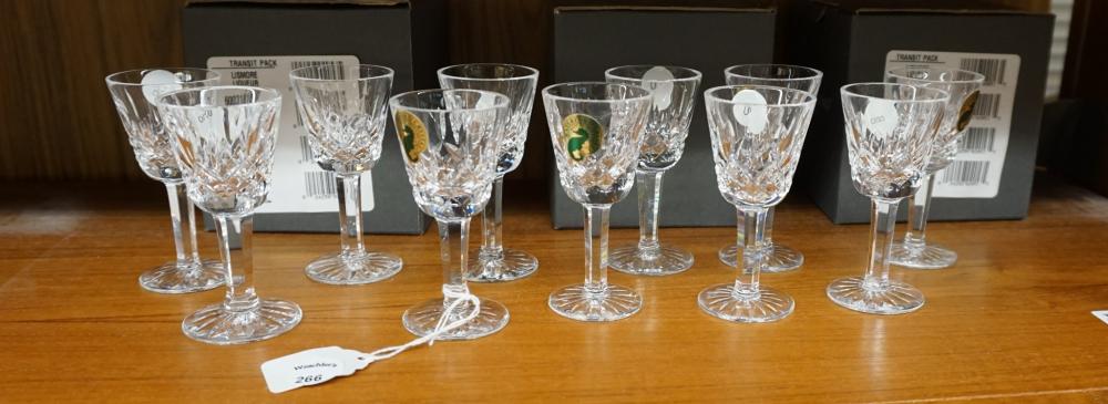 Appraisal: Set of Waterford Lismore Pattern Cut Crystal Liquors