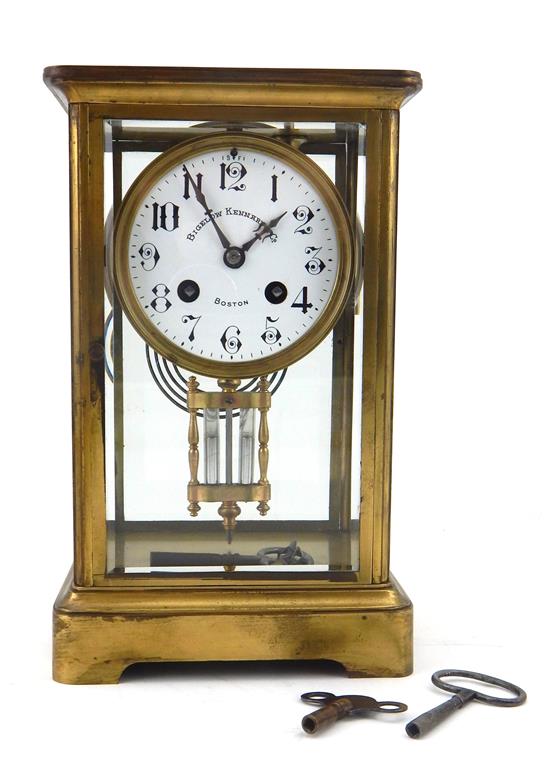 Appraisal: Early th C mantle clock probably French but dial with