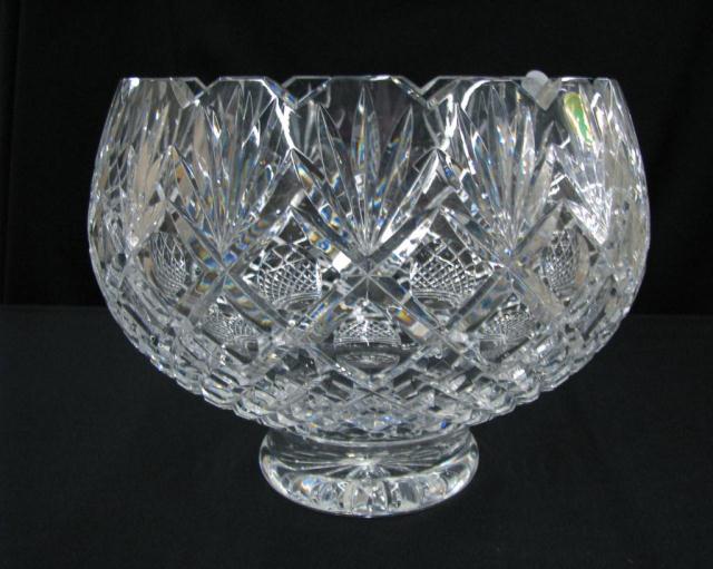 Appraisal: Waterford Crystal Pedestal Center Bowl '' high and '' high