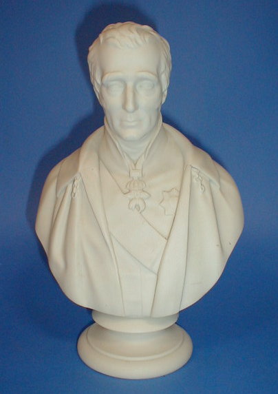 Appraisal: A Copeland Parian bust of the Compte D'Orsay circa on