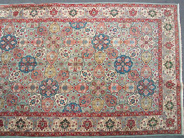 Appraisal: A Tabriz carpet circa size approximately ft in x ft