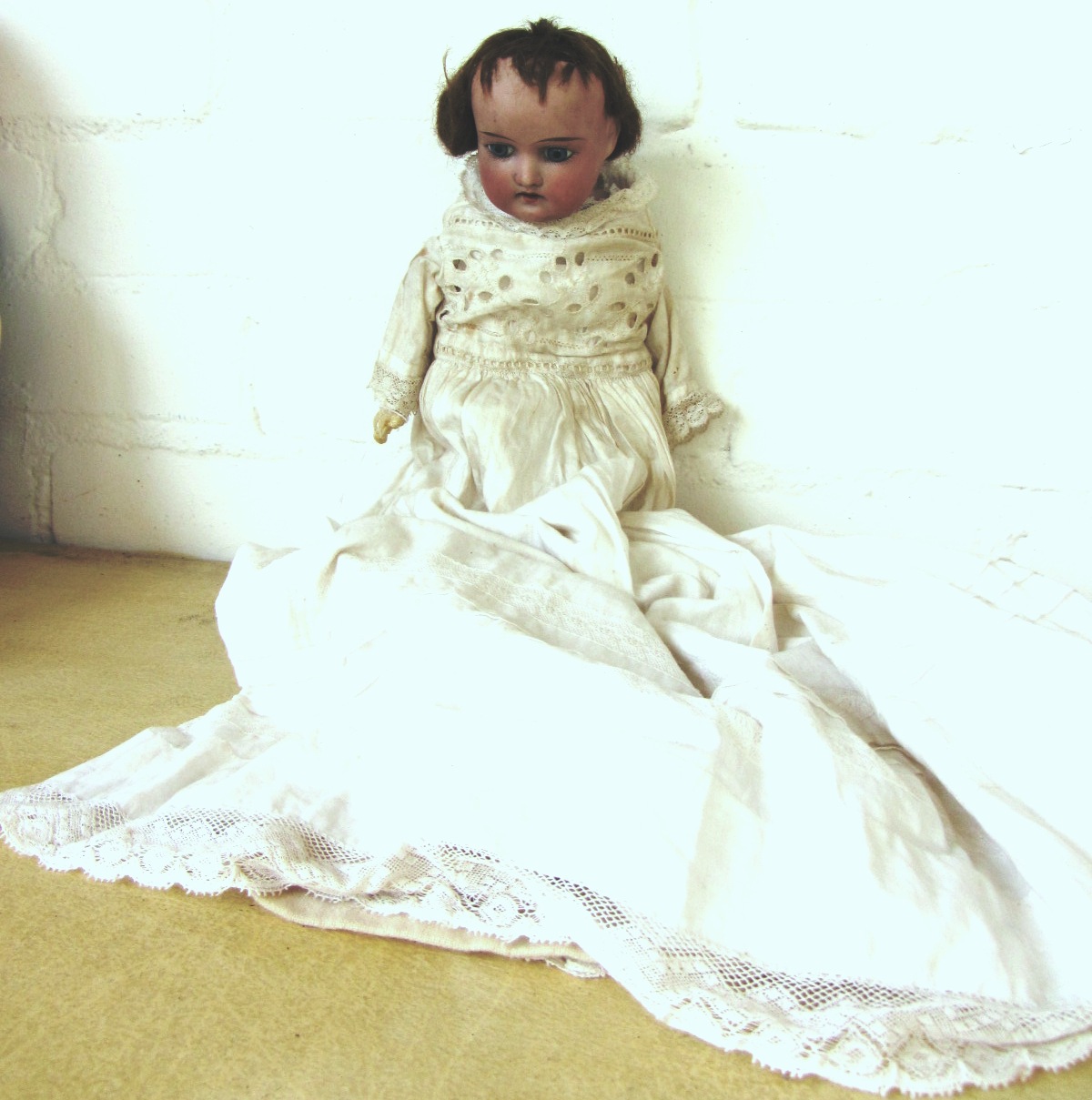 Appraisal: An Armand Marseille bisque head doll No with fixed eyes