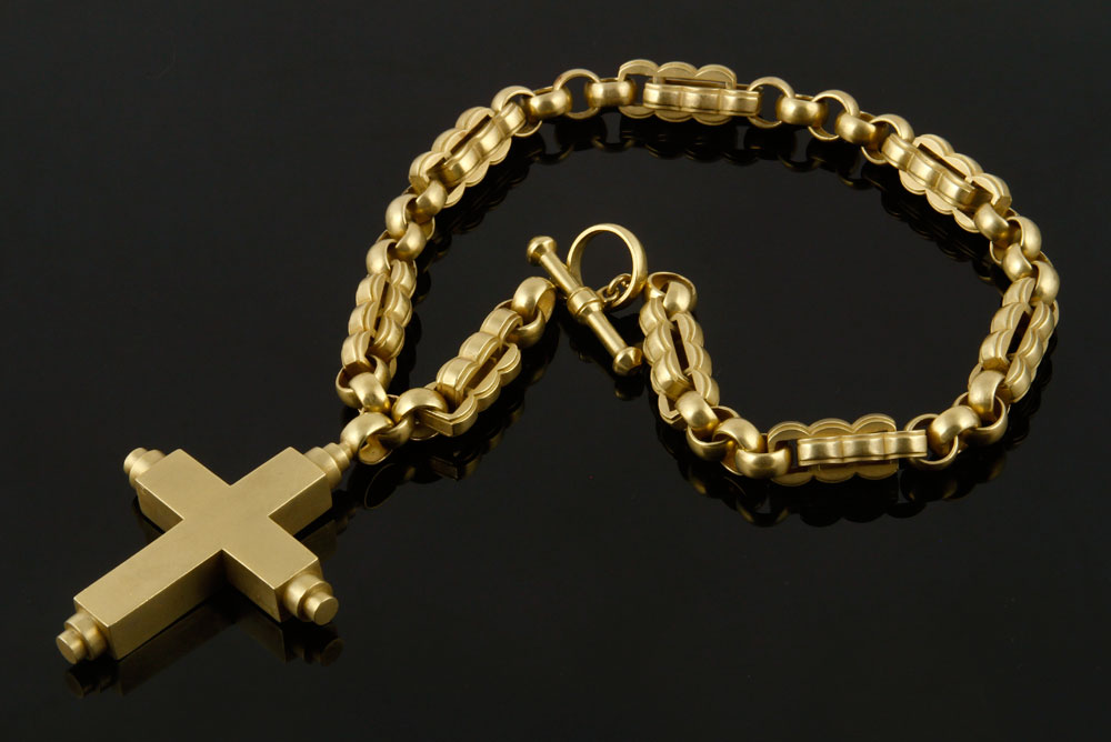 Appraisal: - Kieselstein-Cord K Gold Necklace Barry Kieselstein-Cord K gold necklace