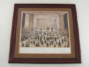 Appraisal: A framed limited edition L S Lowry print the Auction