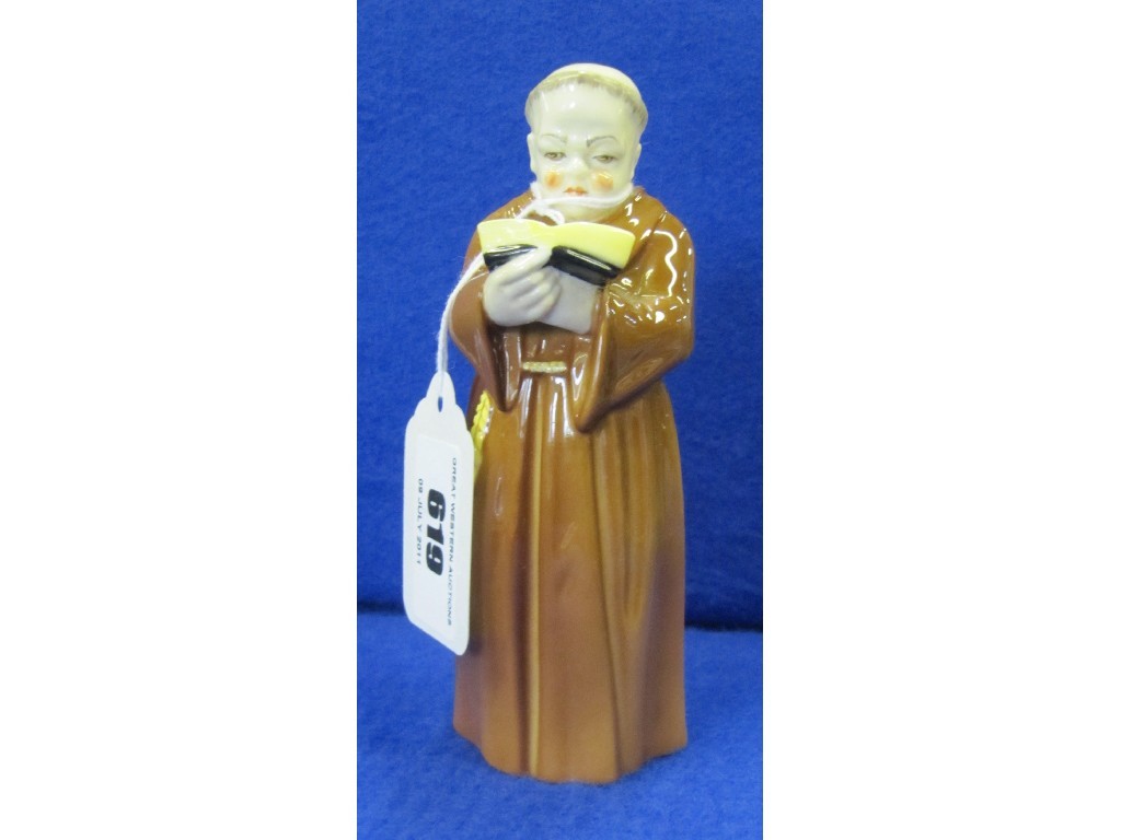 Appraisal: Royal Worcester candlesnuffer modelled as a monk