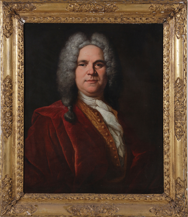 Appraisal: British school th century PORTRAIT OF GENTLEMAN oil on canvas