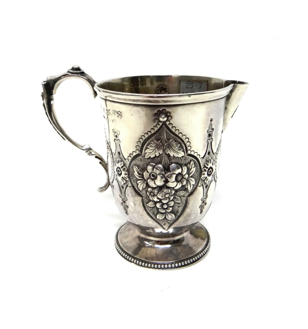 Appraisal: A christening mug converted for use as a jug the