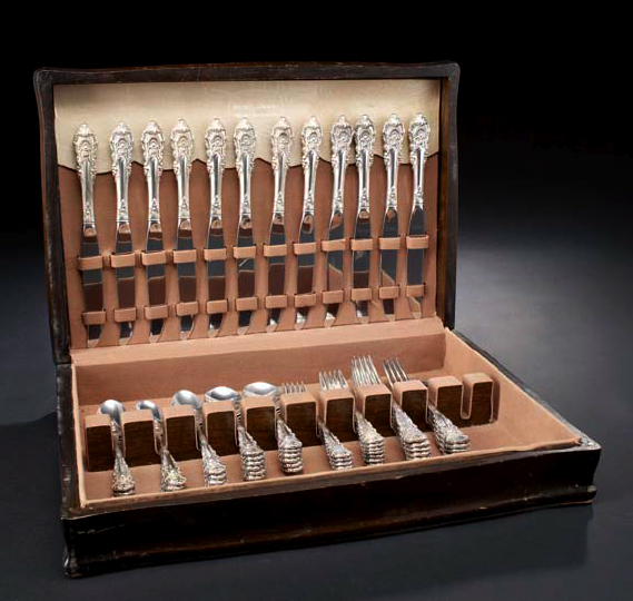 Appraisal: Sixty-Piece Set of Wallace's Sir Christopher Sterling Silver Flatware the