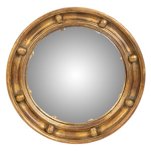 Appraisal: A Group of Four English Gilt Framed Bull's Eye Mirrors