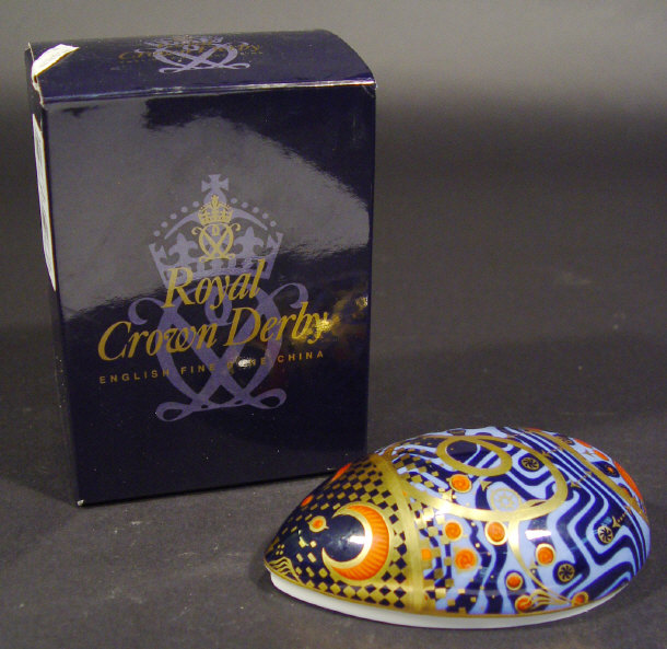 Appraisal: Royal Crown Derby computer mouse paperweight with gold stopper factory