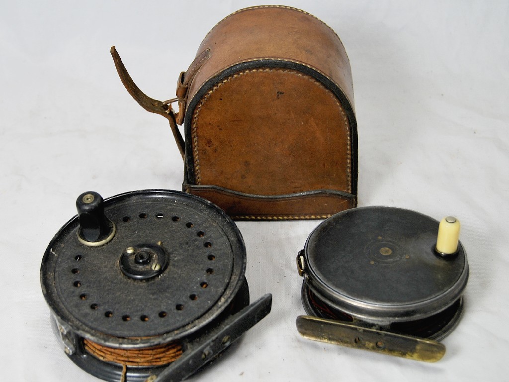 Appraisal: A Hardy 'Perfect' - fly reel with ivorine handle and