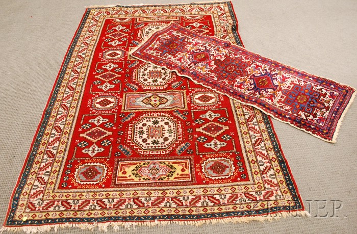 Appraisal: Two Oriental Rugs th century ft in x ft in