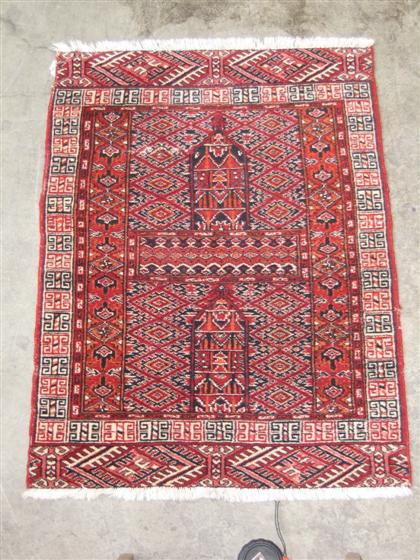 Appraisal: Three rugs Pakistani Turkoman Afghan and Hamadan ft in x