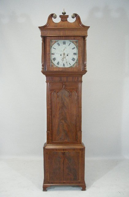 Appraisal: English Tall Case Clock Eli Spencer c Chippendale style w