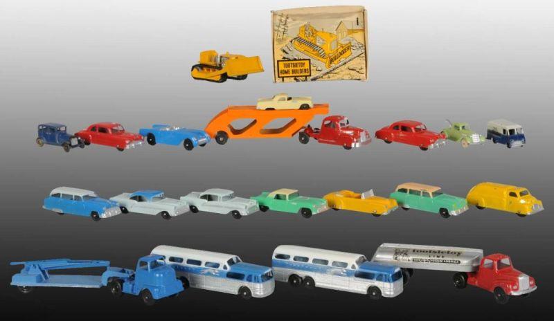 Appraisal: Lot of Assorted Tootsie Toy Vehicles Description Includes one bulldozer