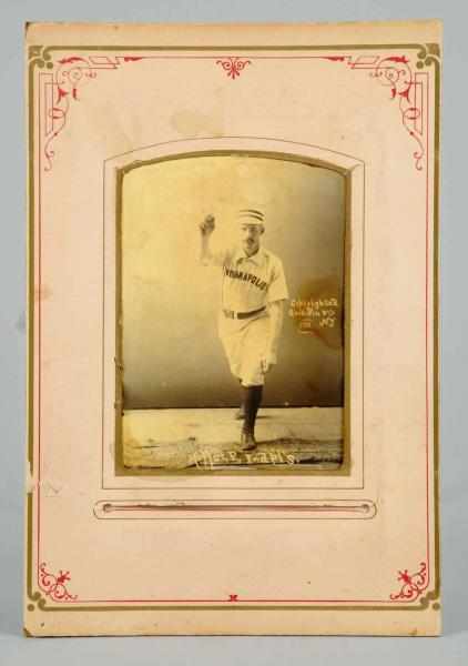 Appraisal: Baseball Proof Photograph of Pitcher Sam Moffet Marked Proof on