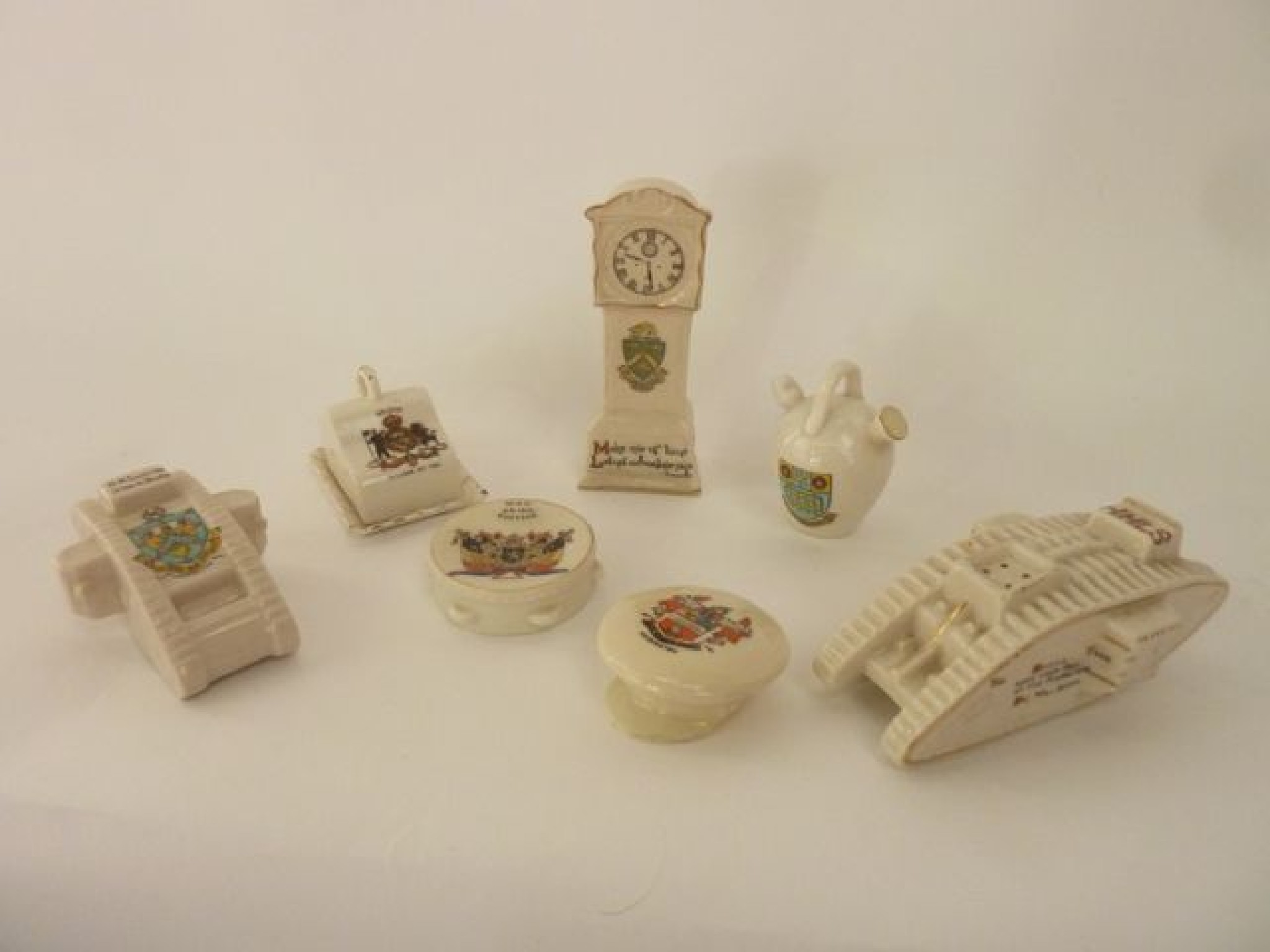 Appraisal: A collection of crested ceramics including a Carlton China model