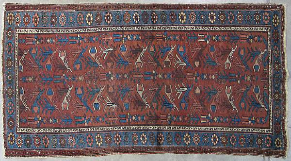 Appraisal: A Hamadan rug size approximately ft in x ft in