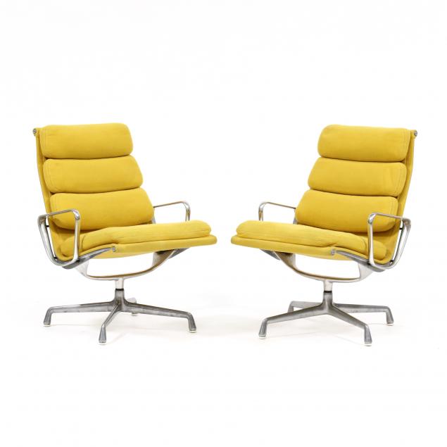 Appraisal: CHARLES AND RAY EAMES PAIR OF ALUMINUM GROUP ARMCHAIRS s