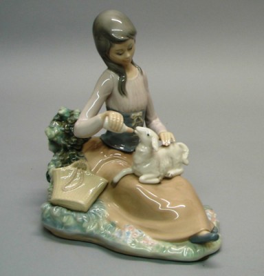 Appraisal: LLADRO - Little Bo Peep - G Retired Good condition