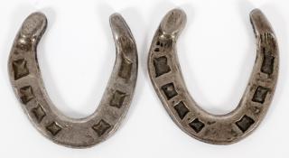 Appraisal: HENRY GRIFFITH SONS STERLING SILVER HORSE SHOES HENRY GRIFFITH SONS