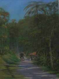 Appraisal: Morris E Cohen - Jungle Road near Colombo Ceylon Landscape