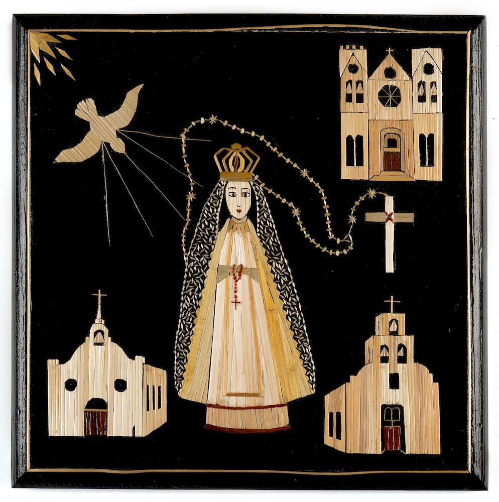 Appraisal: Diana Moya Lujan Our Lady of Peace Retablo Diana Moya