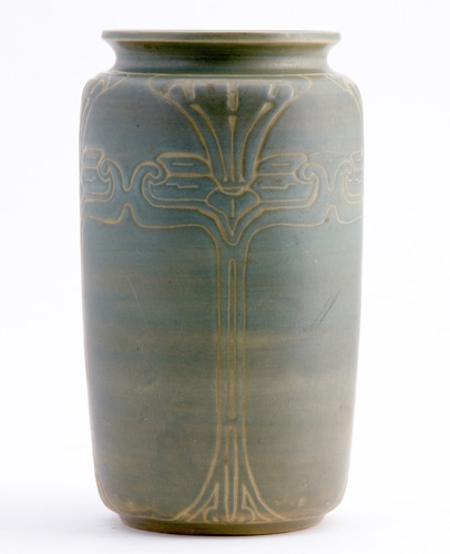 Appraisal: NORTH DAKOTA SCHOOL OF MINES Large vase incised by Flora