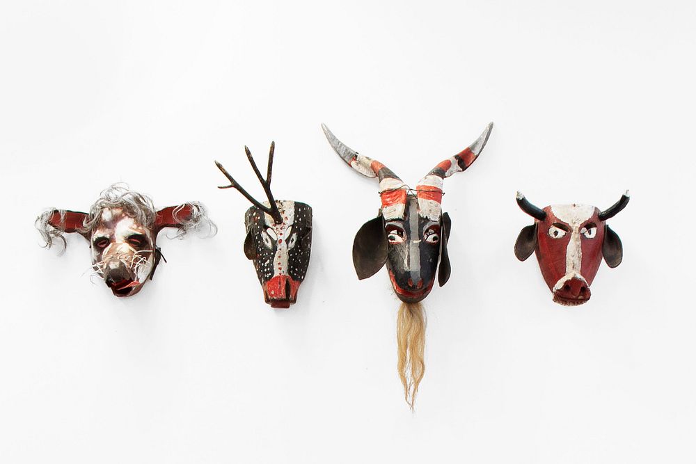 Appraisal: Mexico and New Mexico Group of Four Dance Masks th