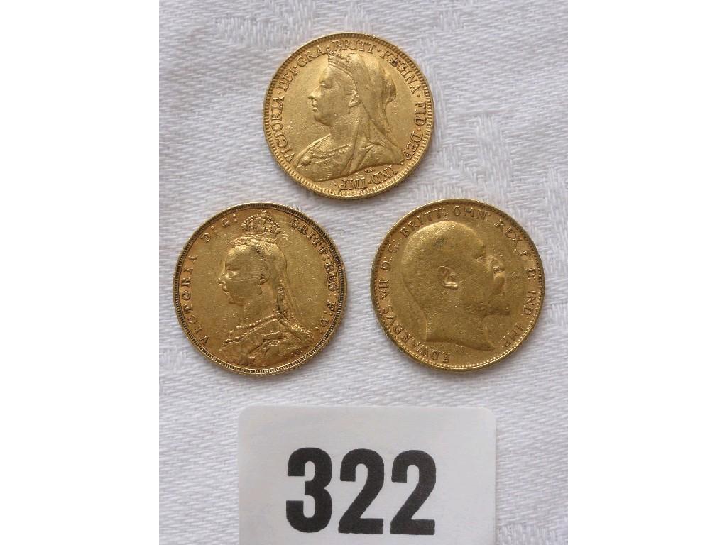 Appraisal: Three sovereigns and