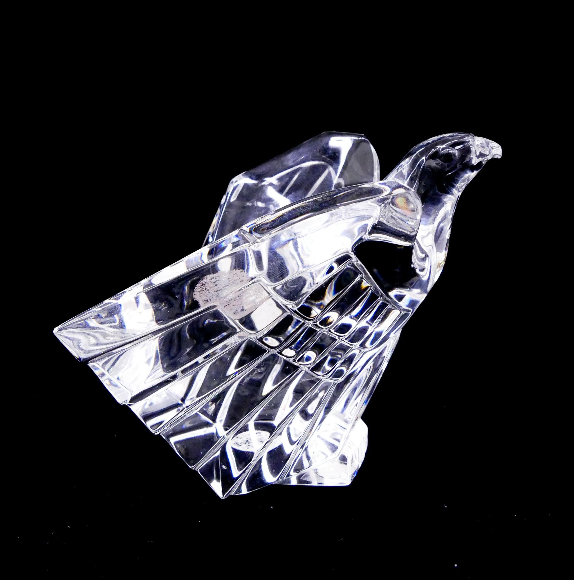 Appraisal: Steuben Crystal Eagle Figure- ''