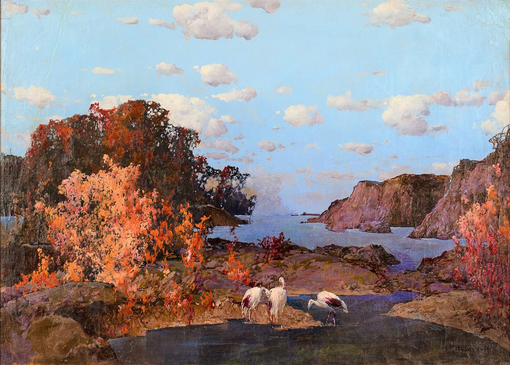 Appraisal: STEPAN KOLESNIKOFF RUSSIAN - STEPAN KOLESNIKOFF RUSSIAN - Autumn Landscape