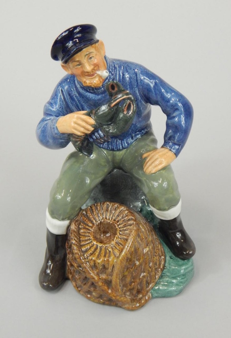 Appraisal: A Royal Doulton figure The Lobster Man HN green printed