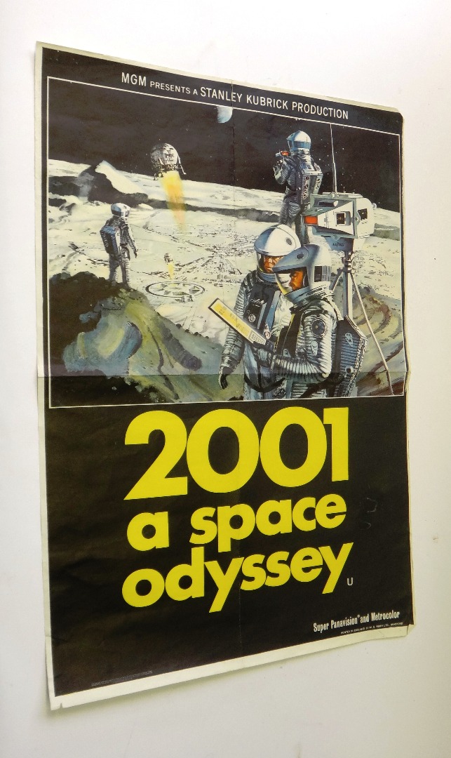 Appraisal: A vintage film poster ' a space Odyssey' M G