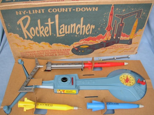 Appraisal: Countdown Rocket Launcher Features an approximately x inch base that