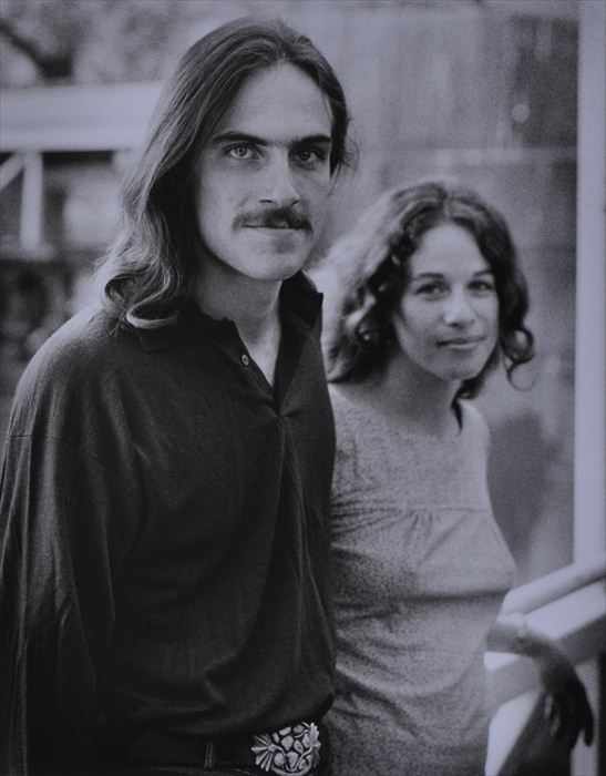 Appraisal: BARRIE WENTZELL b JOAN BAEZ AND JAMES TAYLOR Two gelatin