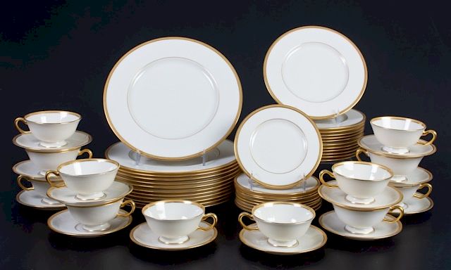 Appraisal: Lenox Tuxedo Partial Dinner Service Lenox partial dinner service in