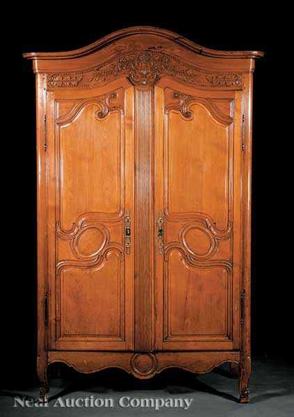 Appraisal: A Louis XV Carved Pine Armoire late th early th