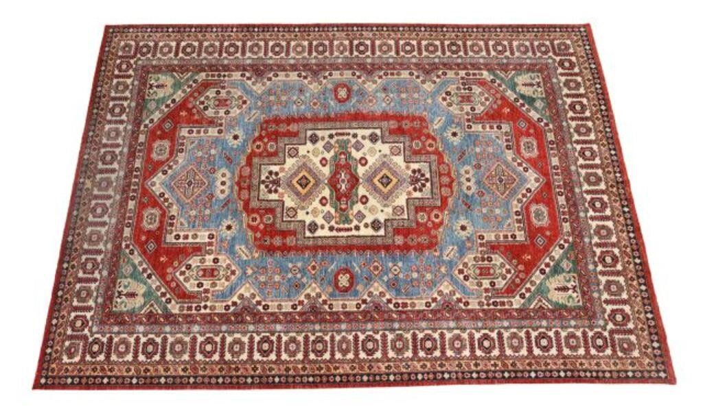 Appraisal: Hand-tied Kazak rug Pakistan approx ' l ' w