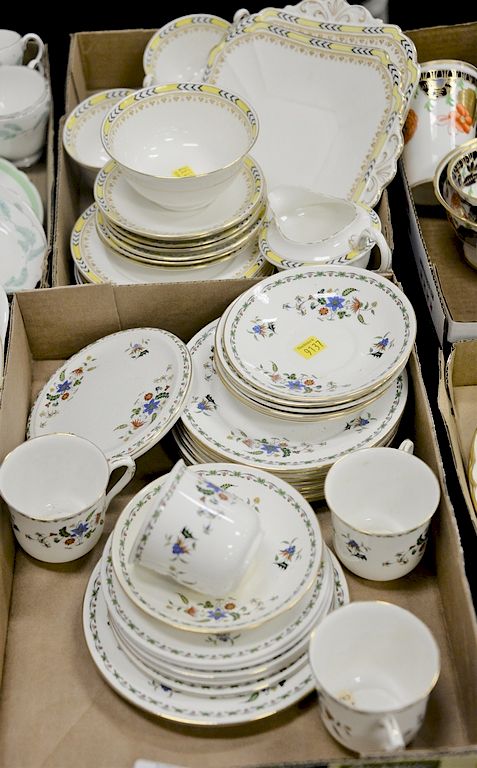 Appraisal: Two Shelley partial luncheon sets including Chelsea cups and saucers