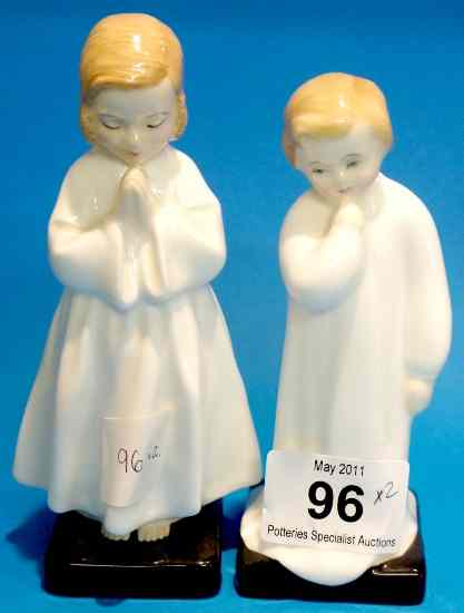 Appraisal: Royal Doulton Figures Darling HN and Bedtime HN