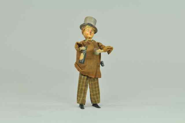 Appraisal: MARTIN ''THE DRUNKARD'' TOY France popular example done in hand-painted