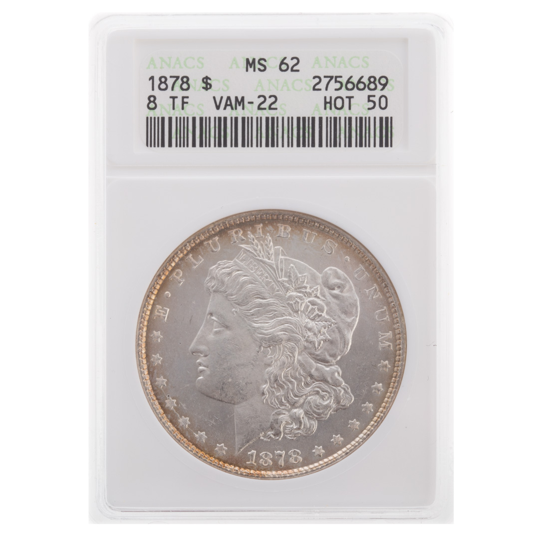 Appraisal: US TF ANACS MS VAM- Morgan Dollar TF ANACS MS