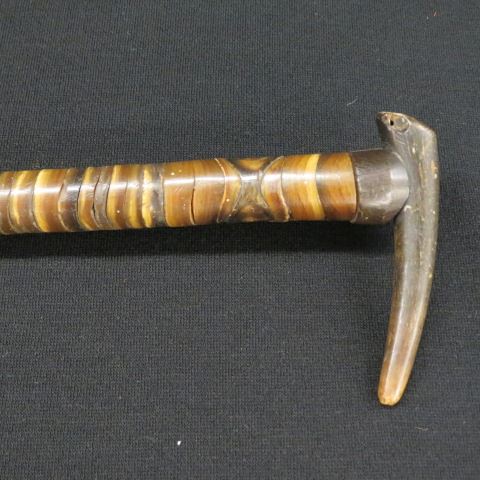 Appraisal: Victorian Horn Cane scarce